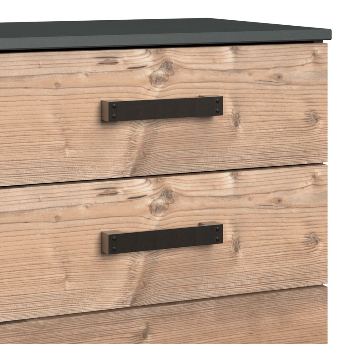 Nachttisch Viano Eiche Dekor H 58cm