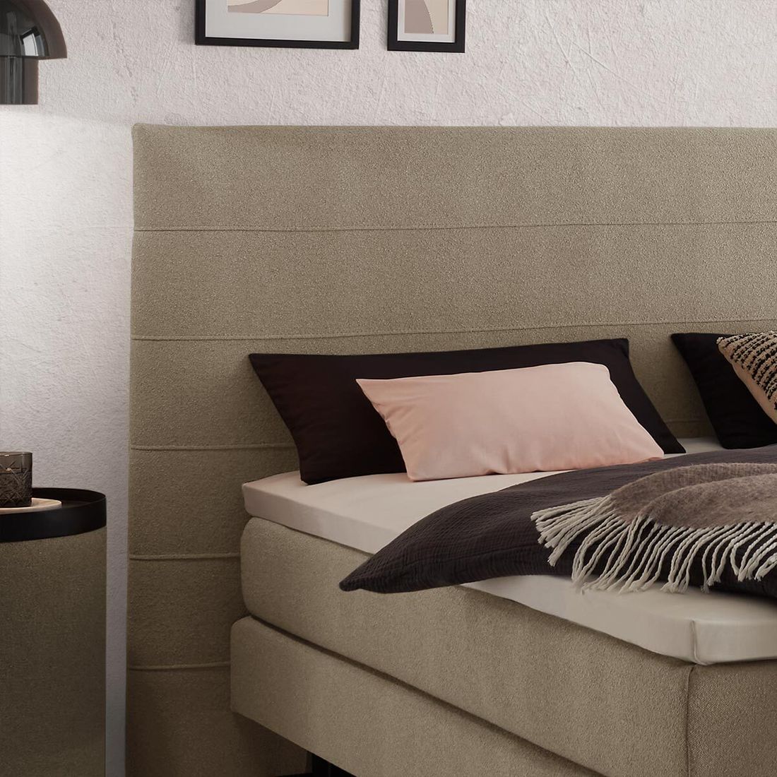 Boxspringbett Razoni Strukturstoff