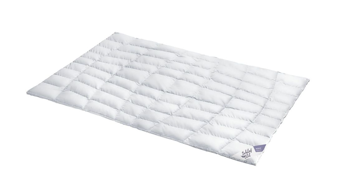 SCHLAFSTIL Eiderdaunen-Bettdecke D1000 medium