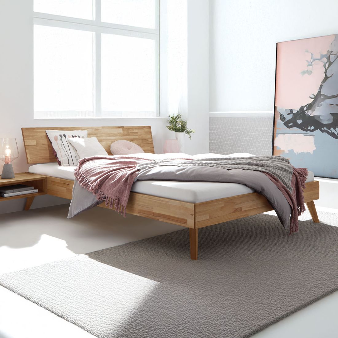 Bett Malinga Kernbuche Massivholz