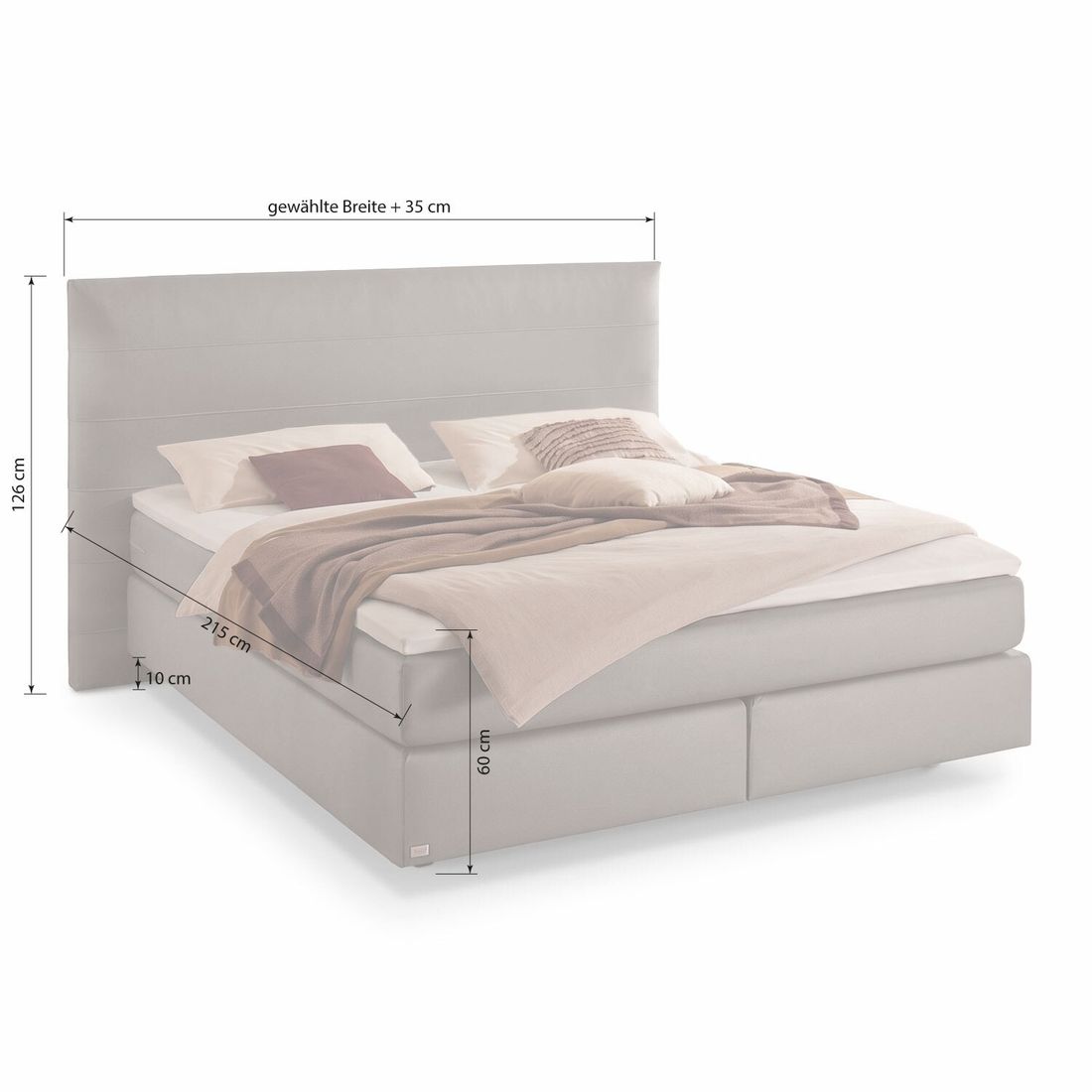 Boxspringbett Oleron Kunstleder