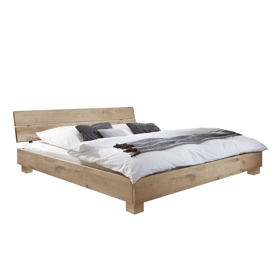Bett Curada Wildeiche Massivholz