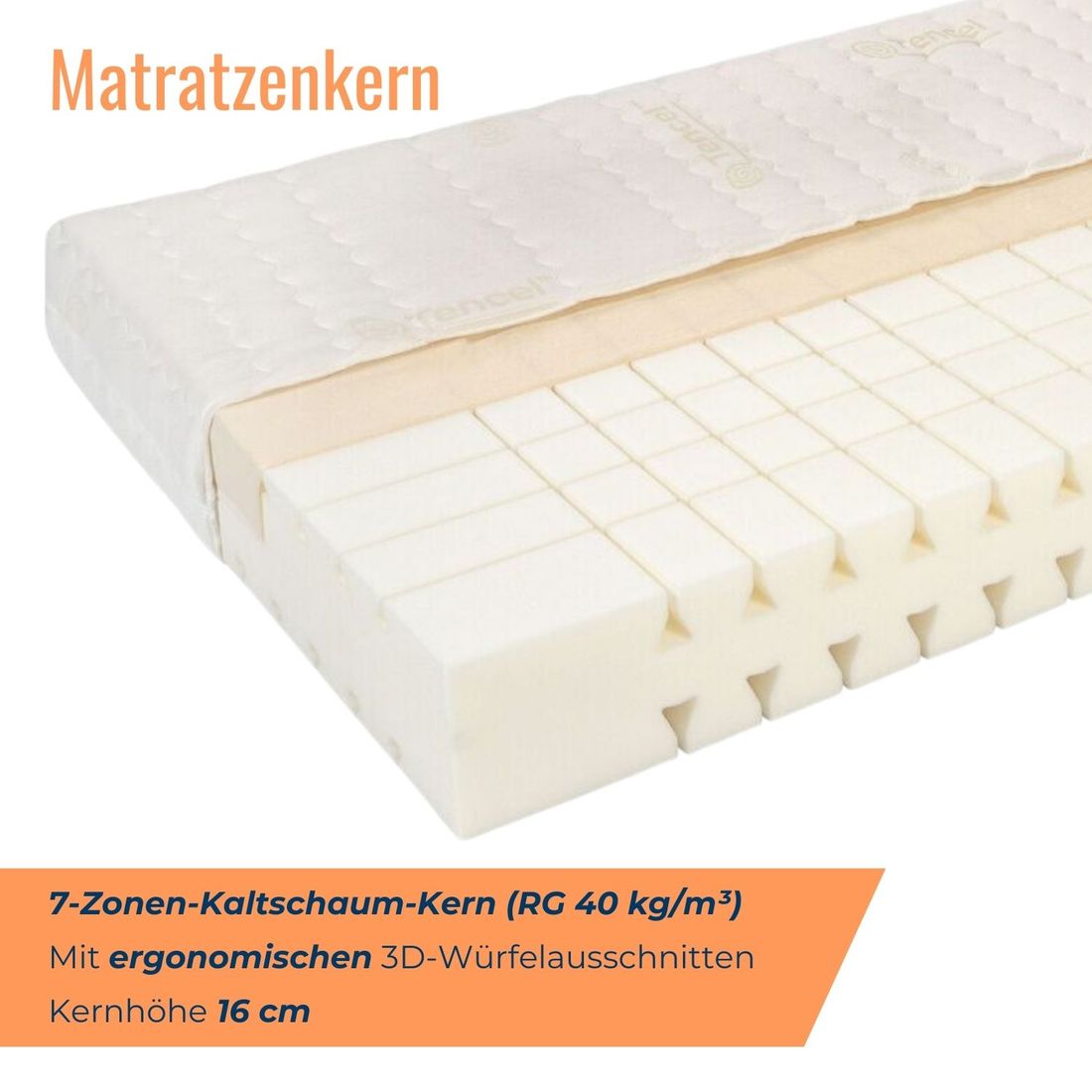 Kaltschaum-Matratze orthowell relax