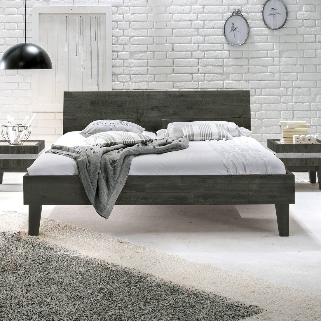 Bett Paraiso Akazie Massivholz