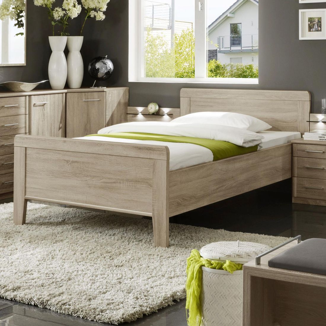 Seniorenbett Palmira Komfort Eiche Dekor