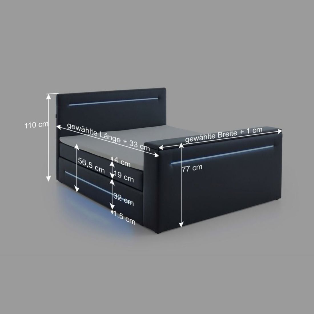 Boxspringbett Lucaro Express