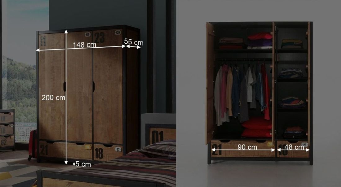Funktions-Kleiderschrank Beli
