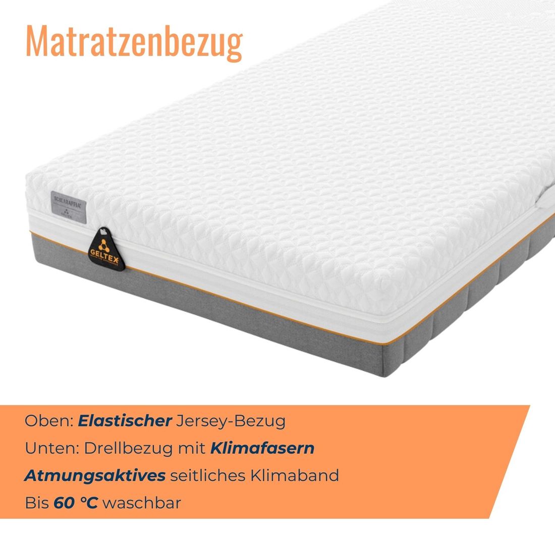 SCHLARAFFIA Taschenfederkern-Matratze GELTEX Solaris Next ZV TFK