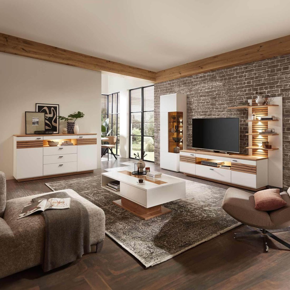 Wohnconcept Fresno Vitrine 65x40x201cm