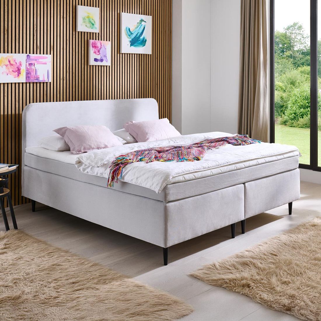 Boxspringbett Velia Cord