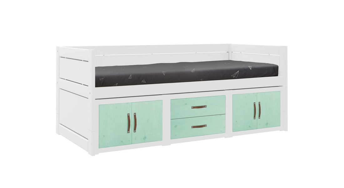 LIFETIME Kojenbett Original Kiefer Massivholz mit Lattenrost