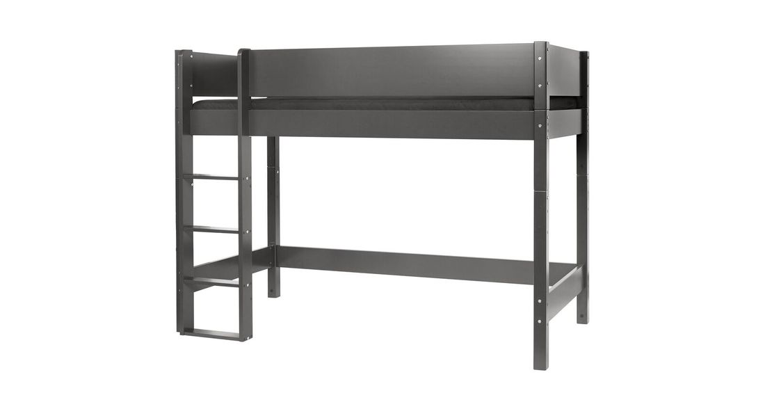 Midi-Hochbett Kids Town Color Buche teilmassiv mit Lattenrost