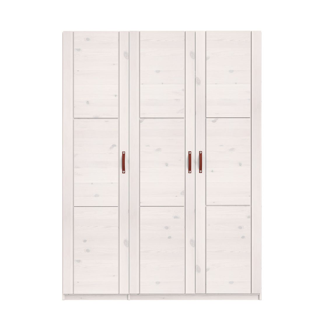 LIFETIME Drehtüren-Kleiderschrank Original Kiefer Massivholz mit Innenausstattung H 203cm