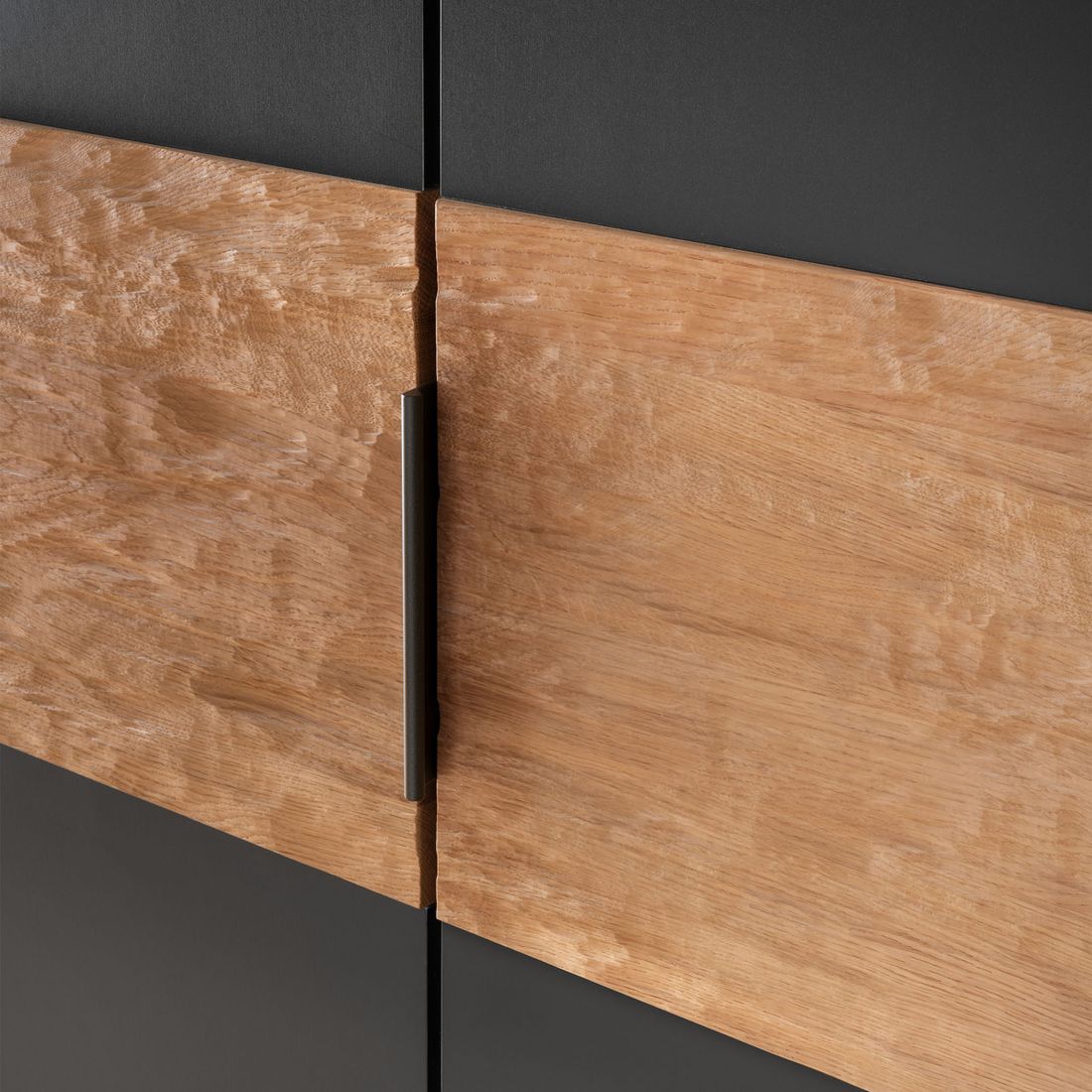 Drehtüren-Kleiderschrank Mateo Eiche Dekor