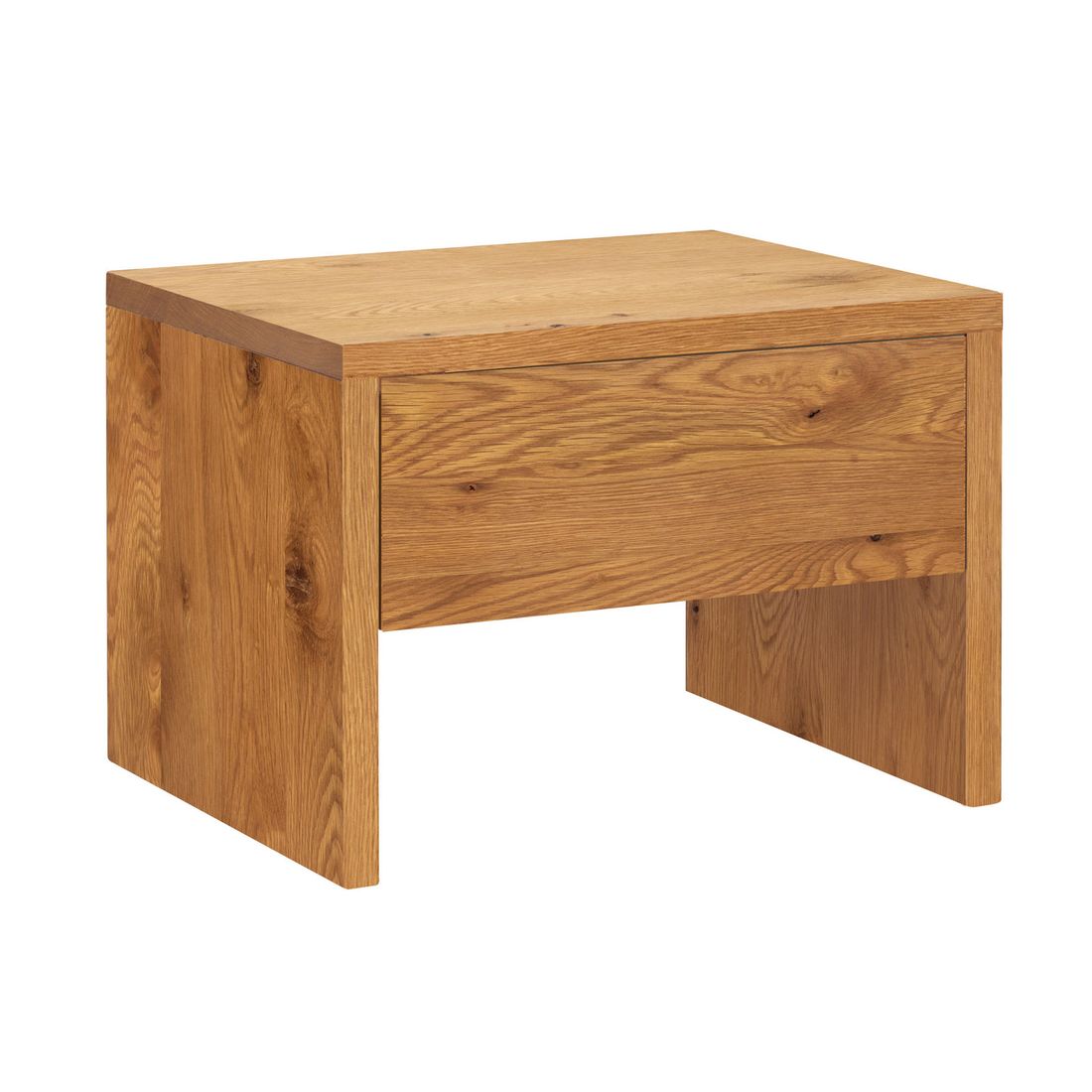 Nachttisch Tumas Wildeiche Massivholz H 35cm