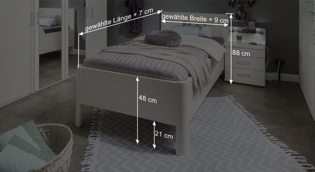 Bett Cavallino Komfort