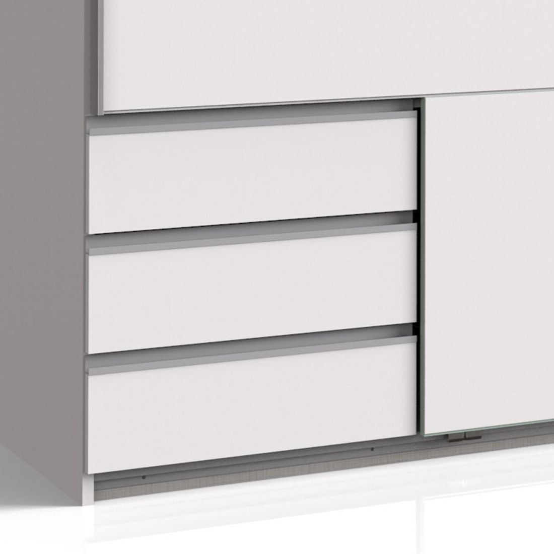Schwebetüren-Kleiderschrank Malira