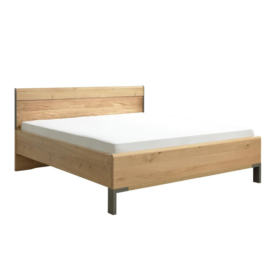 Interliving Bett 1027 Komfort Eiche teilmassiv