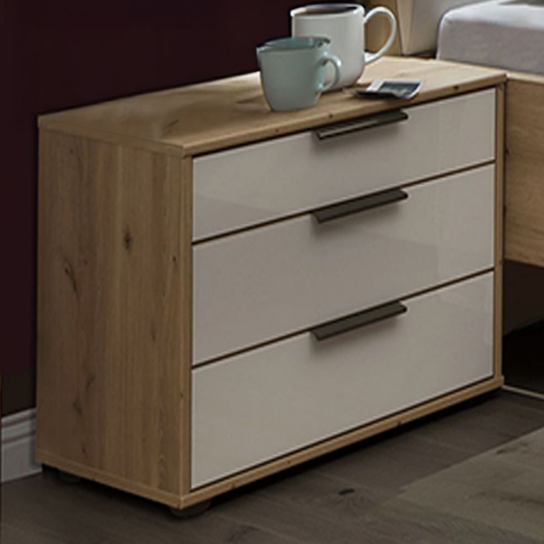 Nachttisch Estiva Eiche Dekor H 48cm
