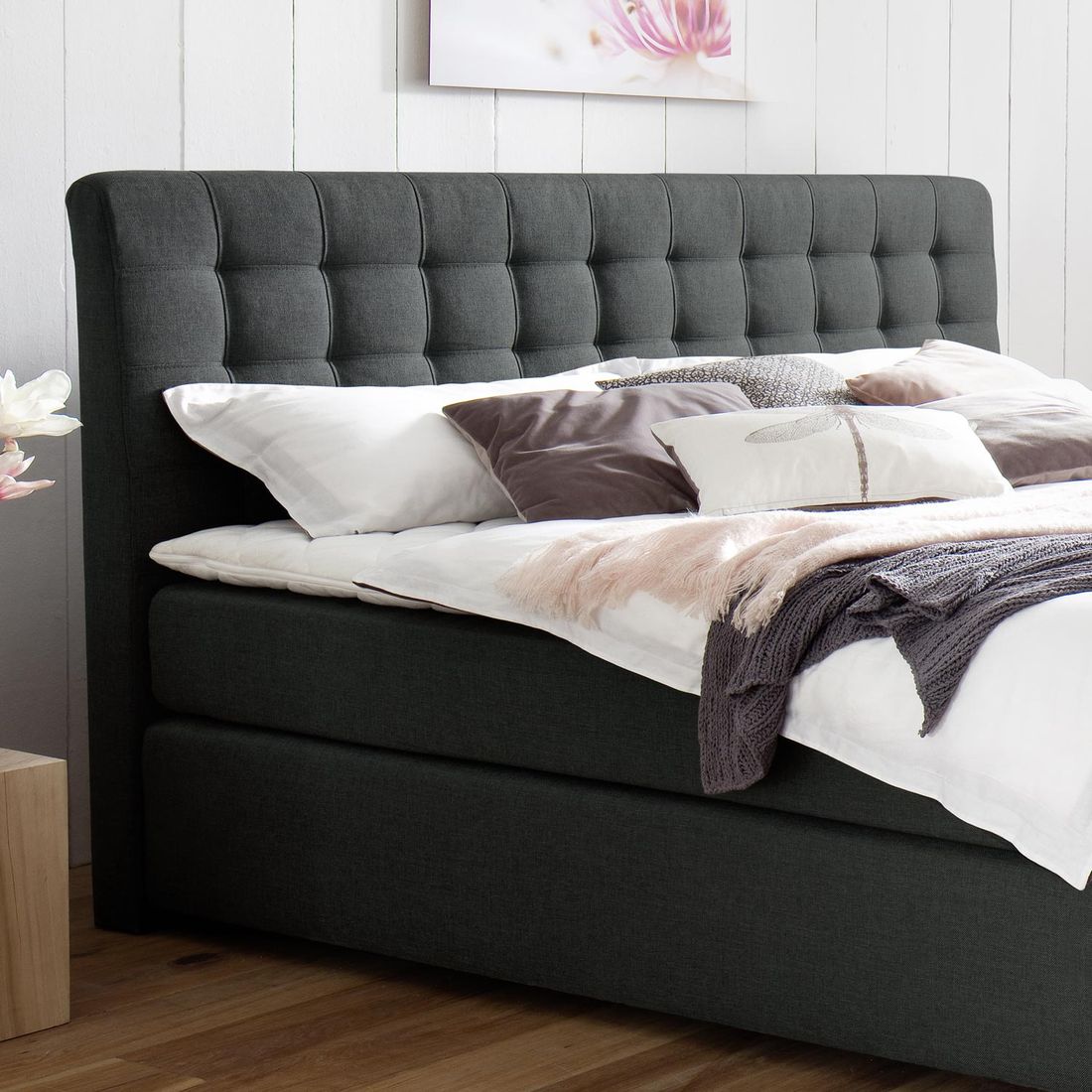 Boxspringbett Matai Express Webstoff