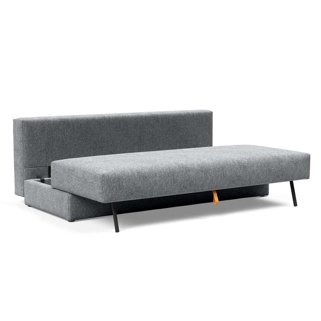 Schlafsofa Aisling Webstoff mit Stauraum