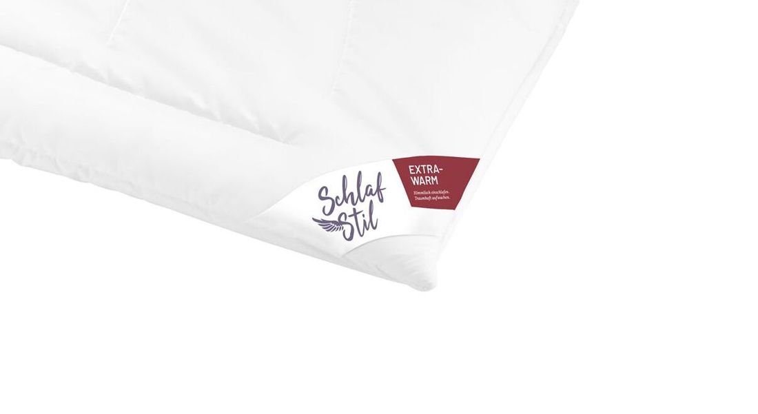 SCHLAFSTIL Kamelhaar-Flaum-Bettdecke N500 extra warm