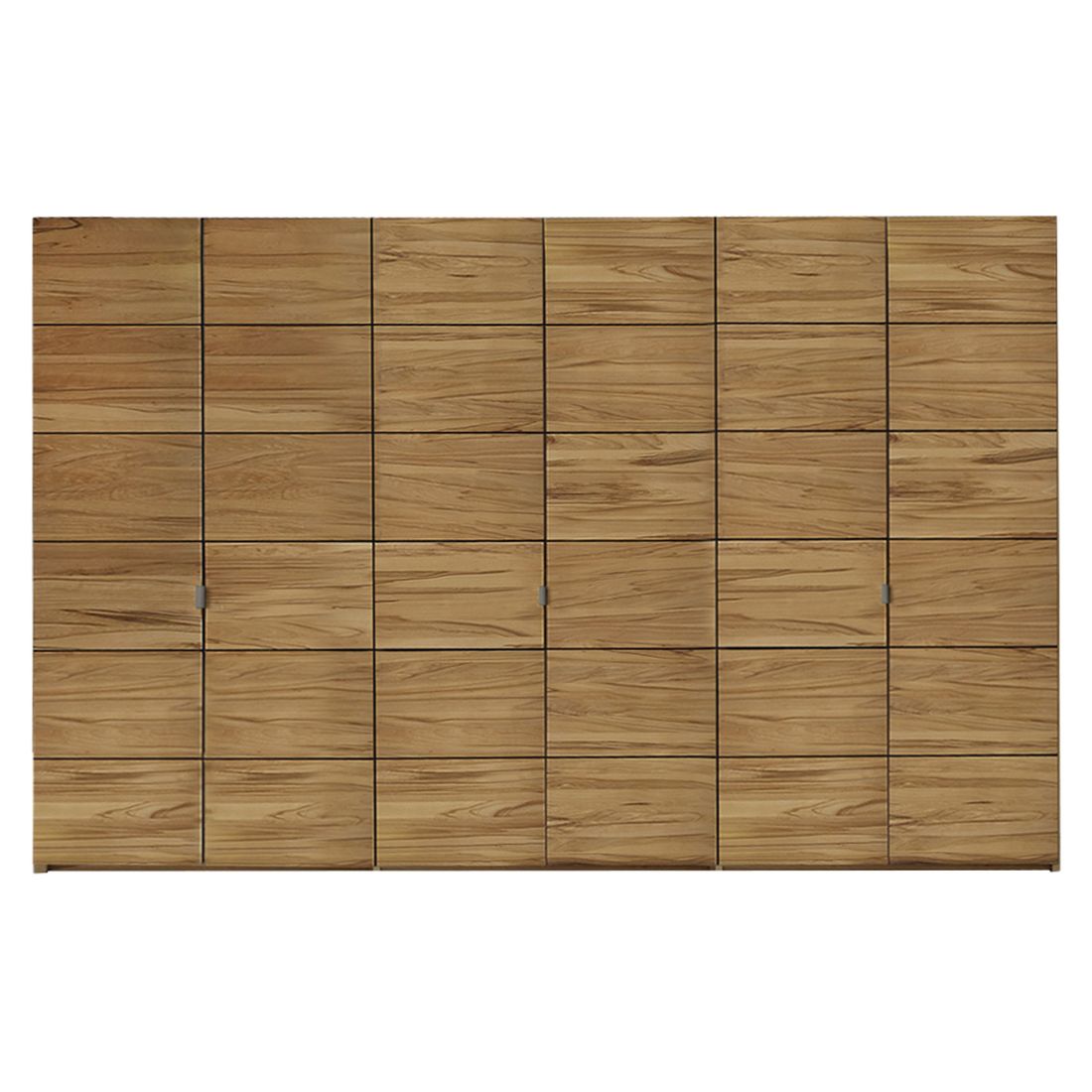 Drehtüren-Kleiderschrank Karan Kernbuche Massivholz H 216cm