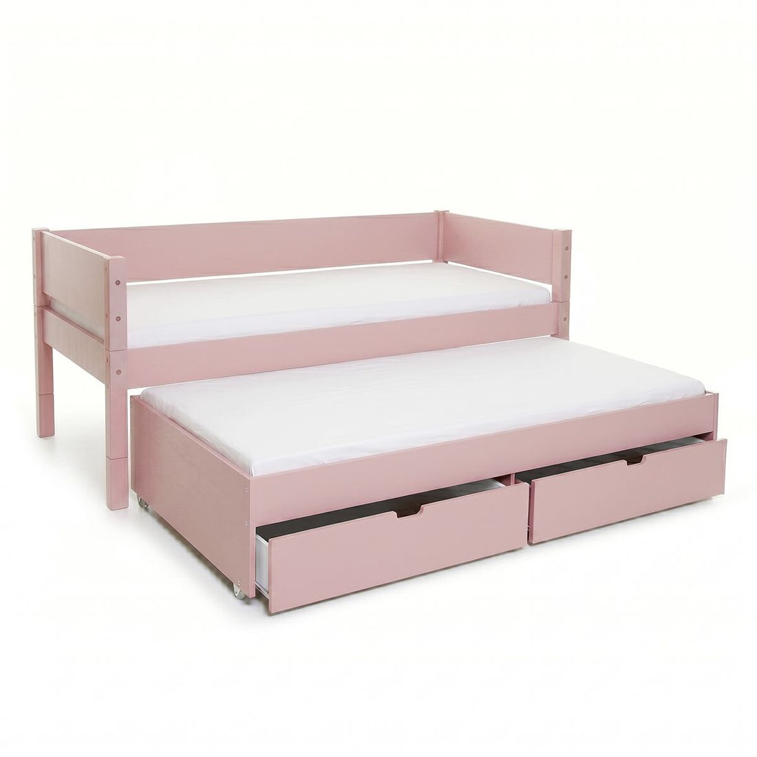 Kojenbett Kids Town Color Buche teilmassiv mit Lattenrost und Schubkasten