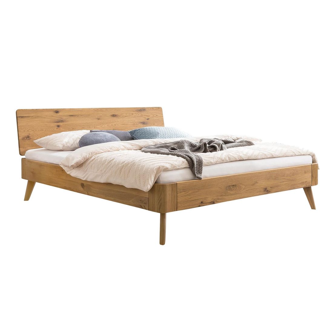 Bett Dosima Wildeiche Massivholz