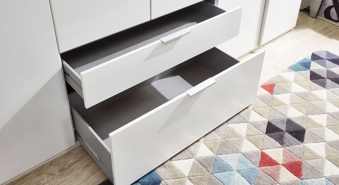 Eck-Kleiderschrank Bassiano