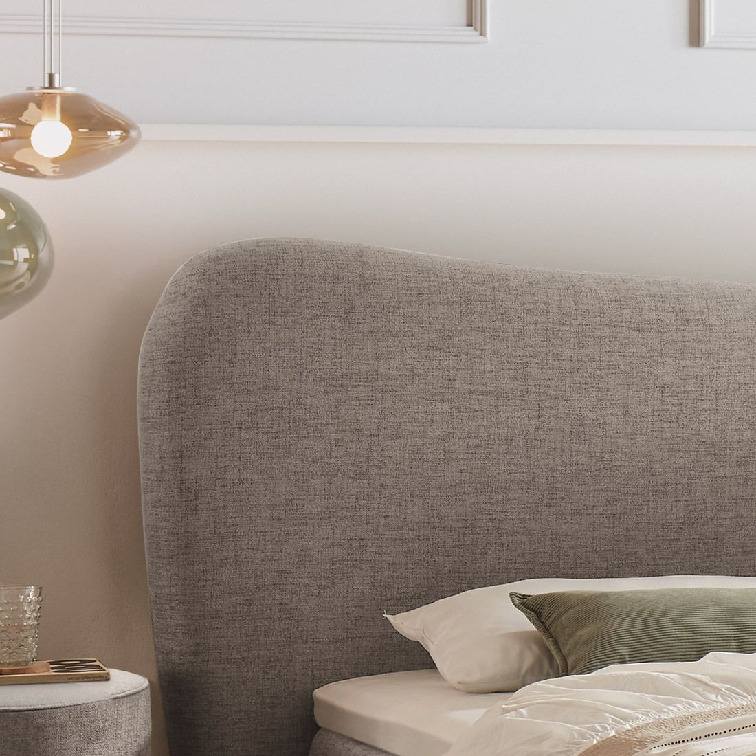 Boxspringbett Narel Webstoff