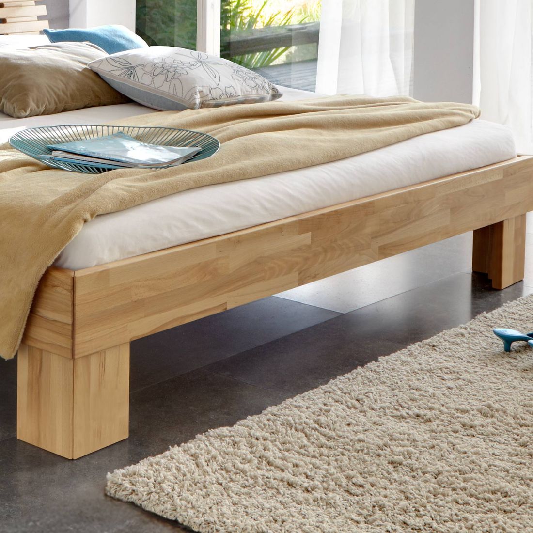 Bett Wood Romance Buche Massivholz
