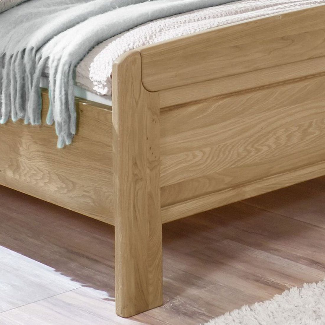 Seniorenbett Hazleton Komfort Eiche teilmassiv