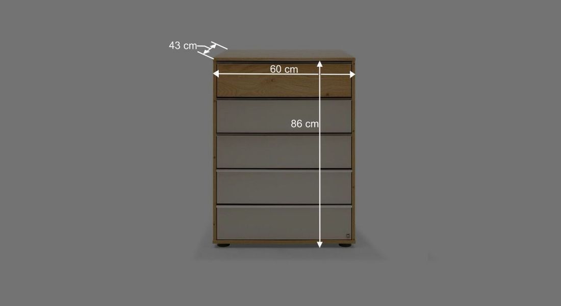 Musterring Sideboard Savona 2.0 Eiche teilmassiv mit Schubladen