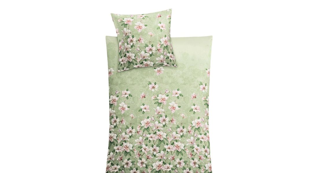 Kleine Wolke Mako-Satin-Bettwäsche Magnolia