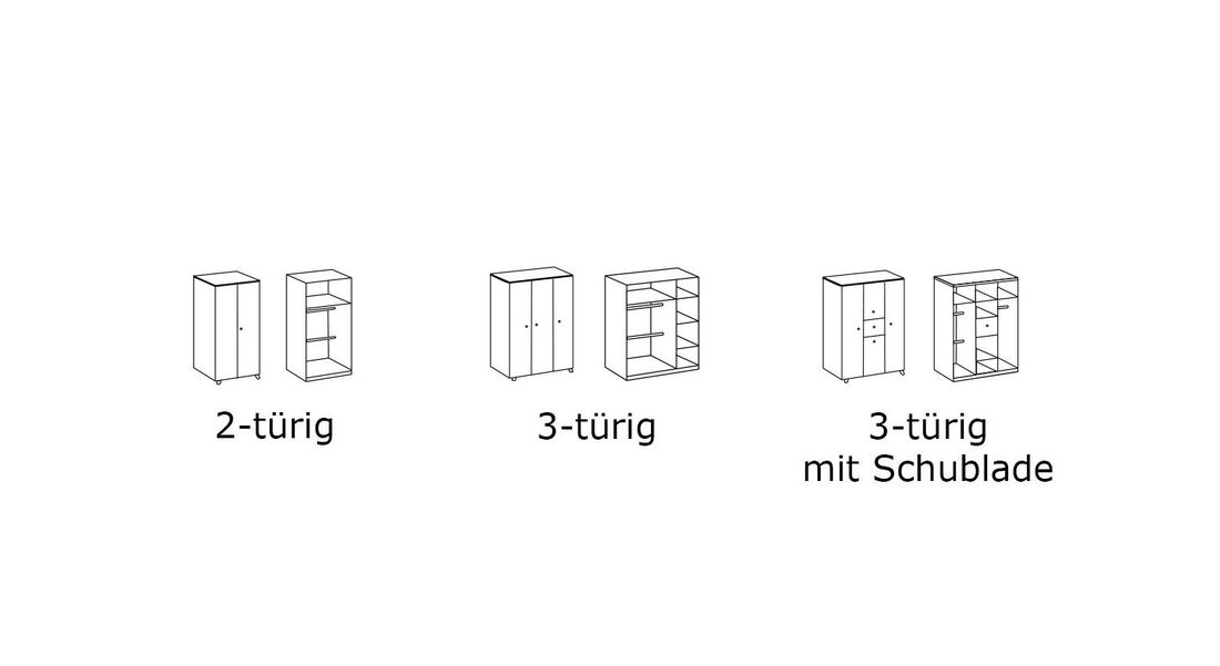 Kleiderschrank Beano