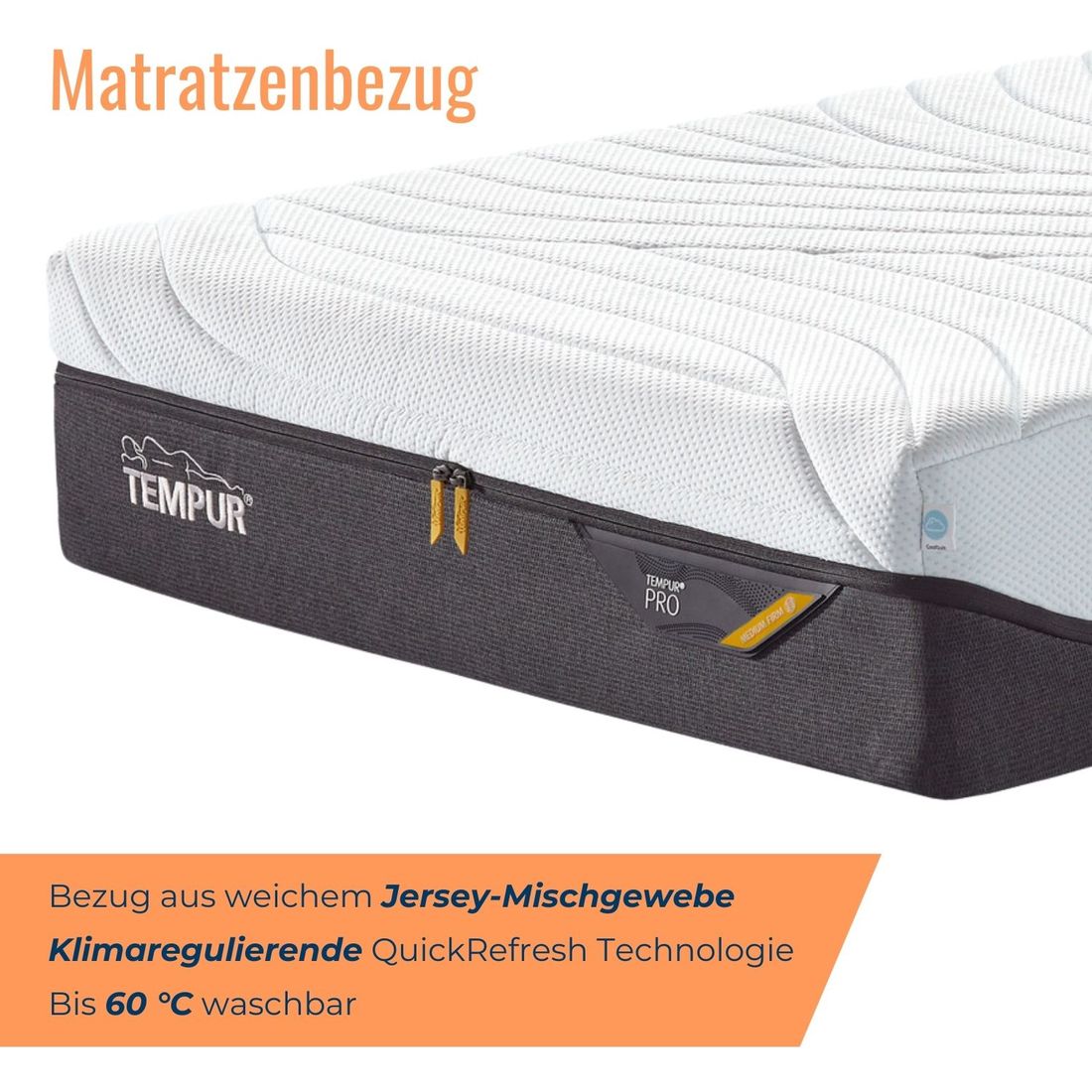 TEMPUR Pro CoolQuilt Matratze Medium Firm Hybrid Plus