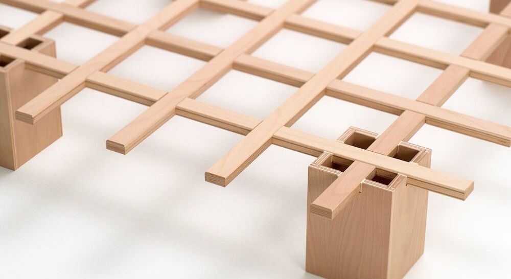 Tojo Bett System Buche Massivholz