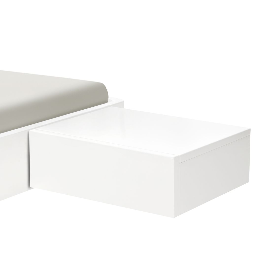 Schwebenachttisch Liverpool Buche Massivholz