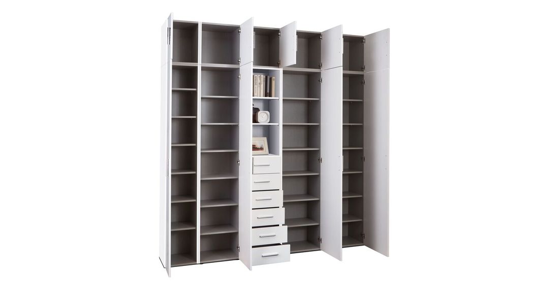 Drehtüren-Kleiderschrank Divisa