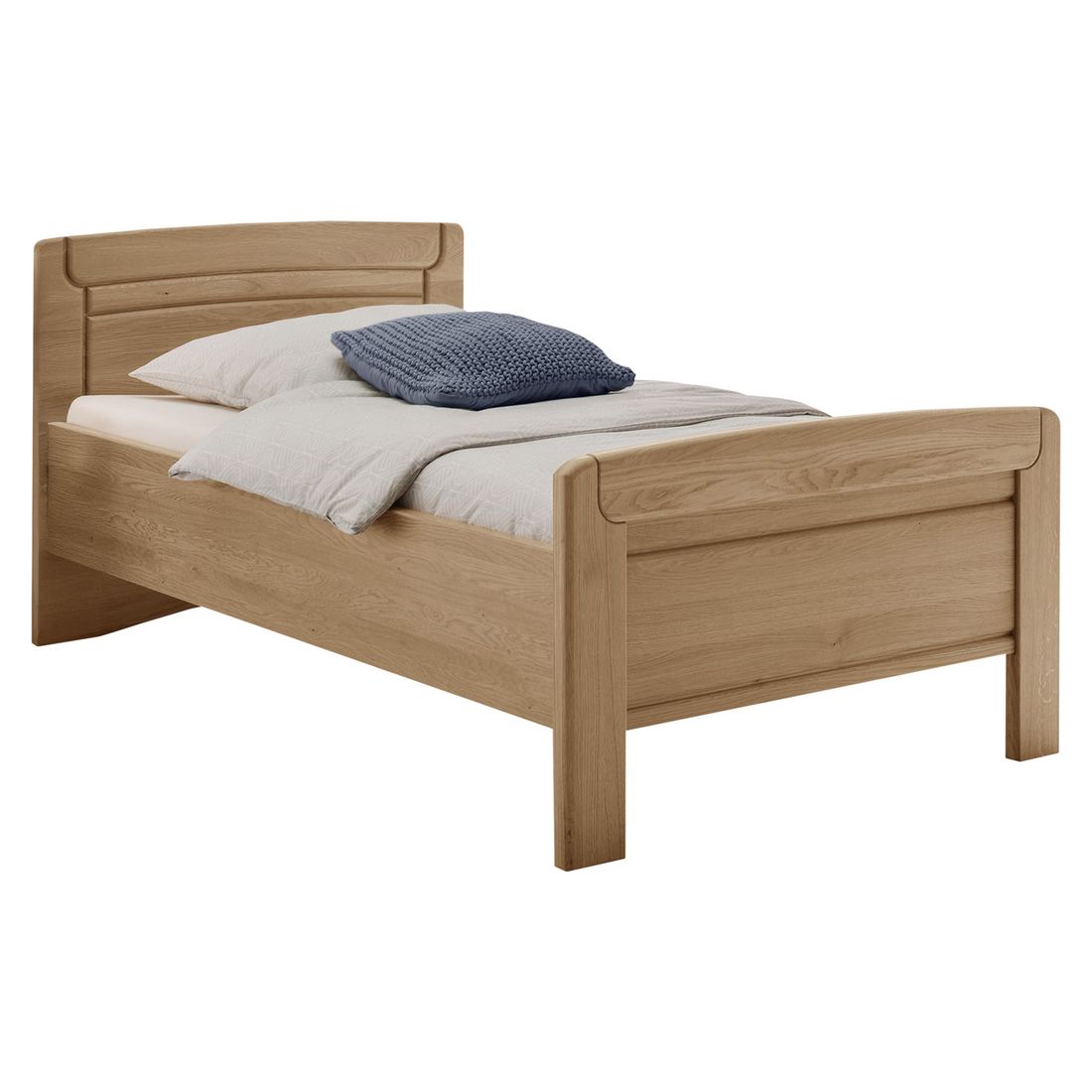 Seniorenbett Hazleton Komfort Eiche teilmassiv