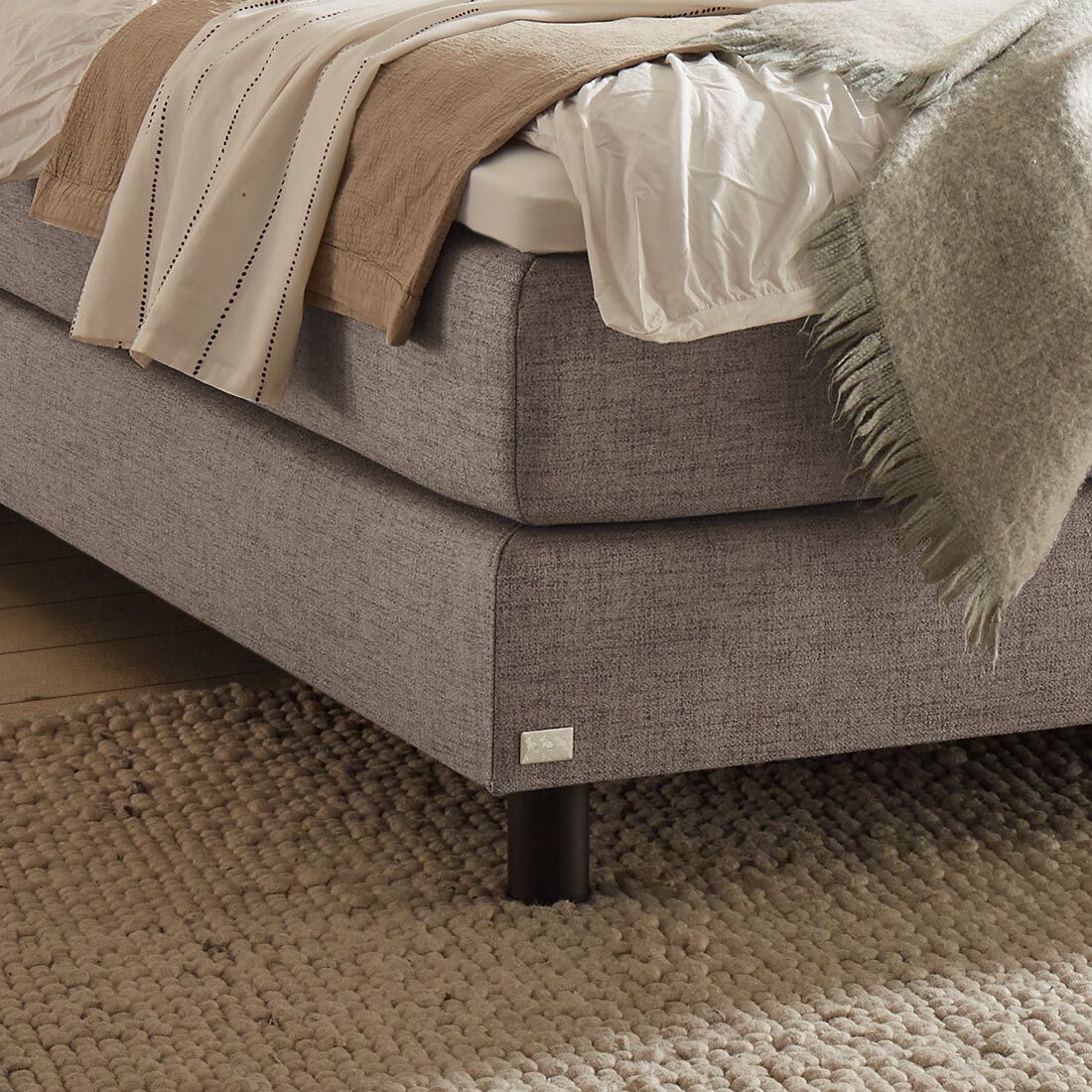 Boxspringbett Viona Webstoff