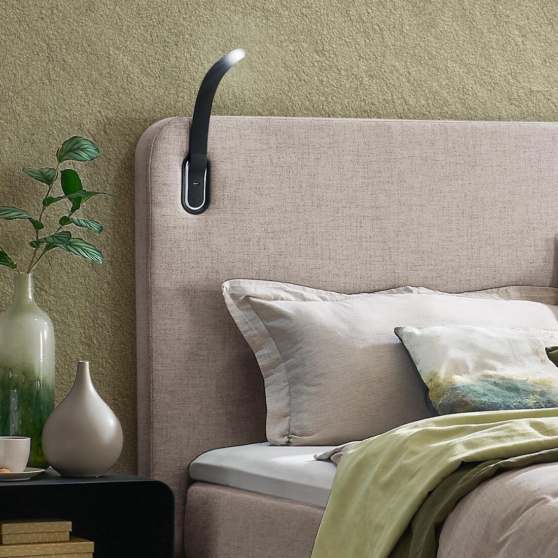 Boxspringbett Nevon Webstoff