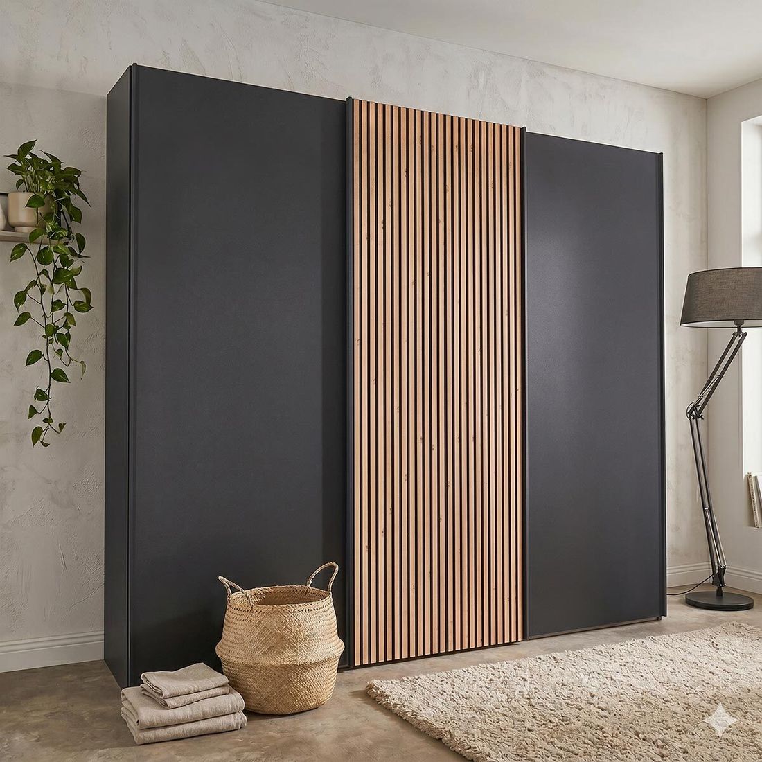 Schwebetüren-Kleiderschrank Yamen