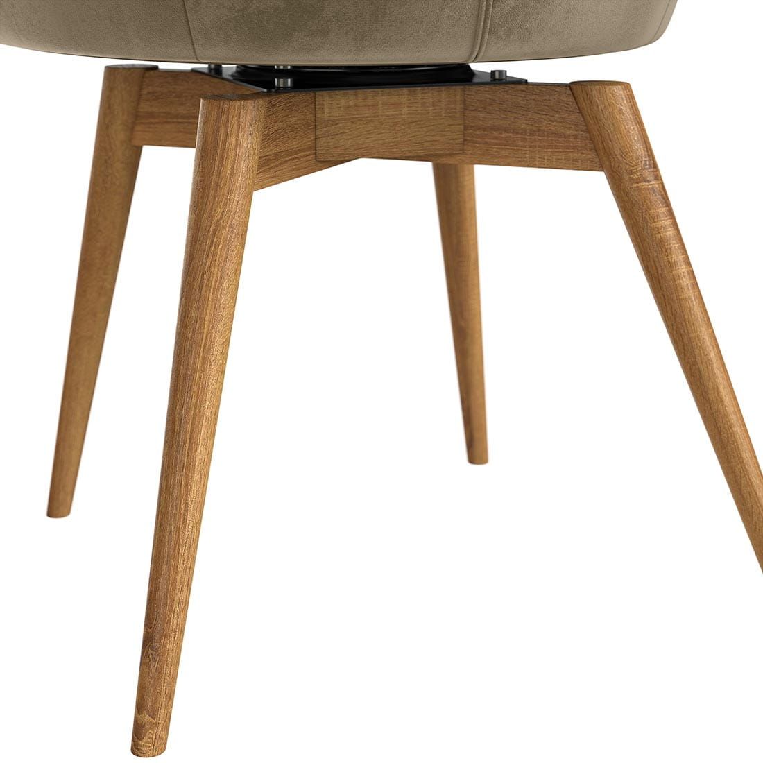 HOMELIV. Armlehnstuhl Almond drehbar