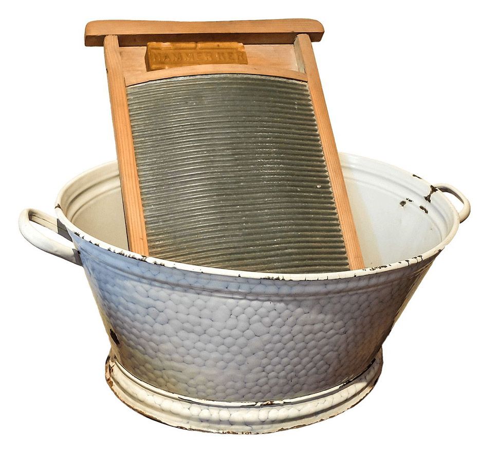 Waschen früher
