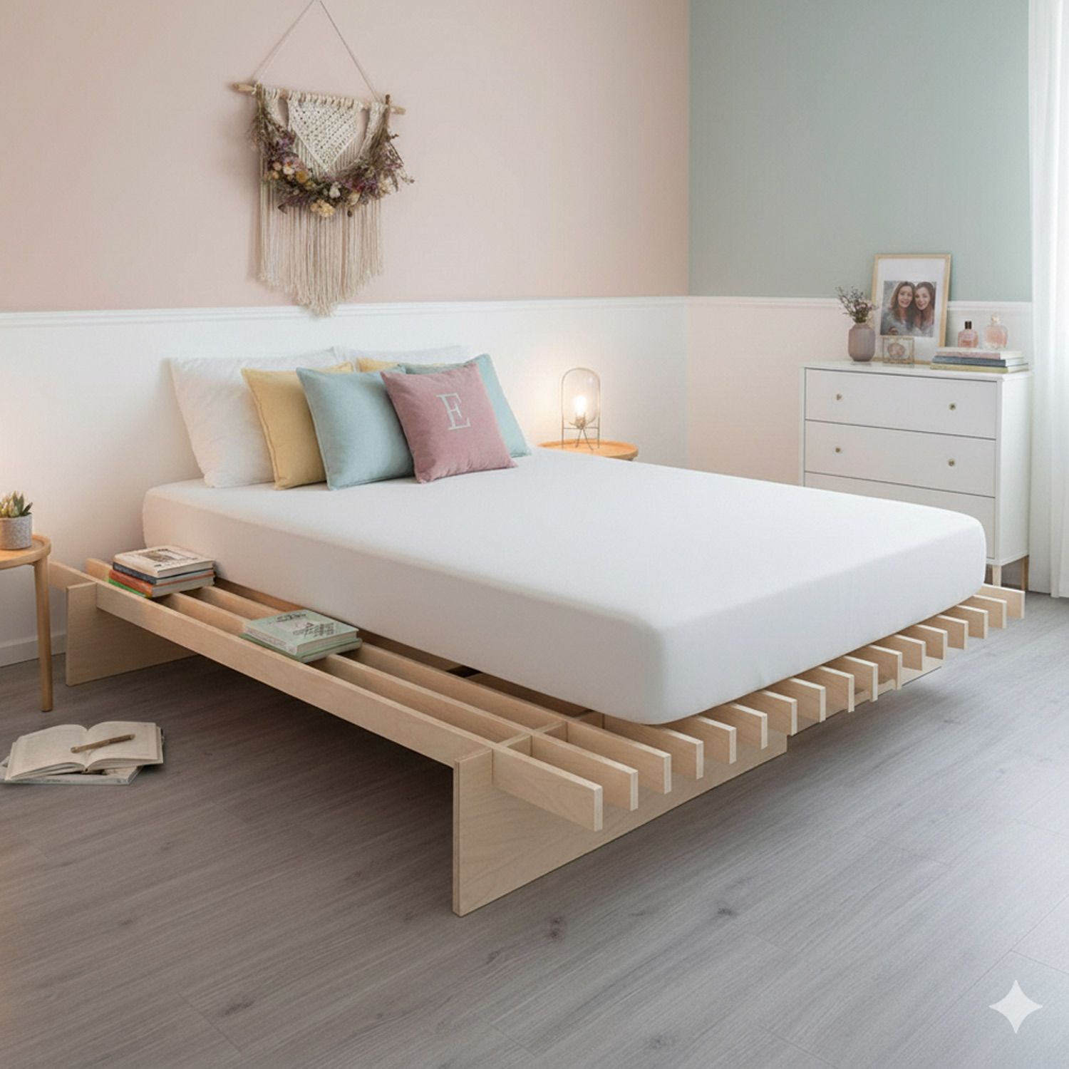 Tojo Parallel Tojo Bett Parallel Buche Massivholz