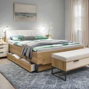 Bett Estiva Komfort Eiche Dekor