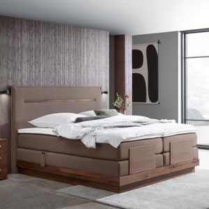 Hasena Elektro-Boxspringbett Elegant mit Kopfteil Zoe