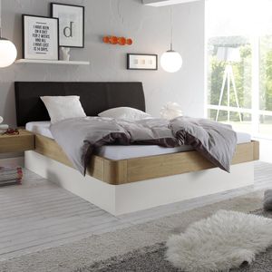 Bett Majuro Komfort Eiche Massivholz mit Bettkasten